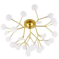 Люстра Artelamp Candy Белая Золото арт-A7274PL-27GO — фото 1, Люстры