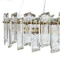 Люстра Divinare Romilda Прозрачная Латунь арт-3512/17 LM-8 — фото 2, Люстры