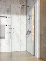 Товар: Душевой уголок Orange 90x90 профиль Черный стекло прозрачное арт-E04-090TB - фото 4 Душевой уголок Orange 90x90 профиль Черный стекло прозрачное арт-E04-090TB — фото 4, Квадратные душевые уголки