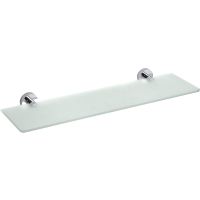 Стеклянная полка Bemeta Omega Хром арт-104102042 — фото 1, Полки для ванной и душа