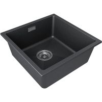 Товар: Кухонная мойка Paulmark Lumi 45 UNI Черная арт-LU45-BL - фото 2 Кухонная мойка Paulmark Lumi 45 UNI Черная арт-LU45-BL — фото 2, Кухонные мойки