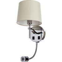 Настенный светильник Divinare Soprano Белый Хром арт-1341/02 AP-2 — фото 1, Бра