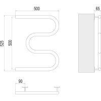Товар: Электрический полотенцесушитель Terminus М-образный 500x500 Хром арт-4620768883910 - фото 4 Электрический полотенцесушитель Terminus М-образный 500x500 Хром арт-4620768883910 — фото 4, Электрические полотенцесушители