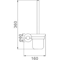 Товар: Ершик для унитаза Frap F302 Черный матовый арт-F30210 - фото 11 Ершик для унитаза Frap F302 Черный матовый арт-F30210 — фото 11, Ершики для унитаза