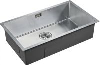 Кухонная мойка Paulmark Aller 74 Uni Брашированная сталь арт-PM807444-BS — фото 2, Кухонные мойки