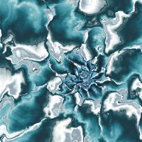 Фреска Ortograf Misto 33286 Фактура бархат FX Флизелин (2,7*2,7) Бирюзовый, Абстракция арт-33286 (бархат FX) — фото 2, Фрески