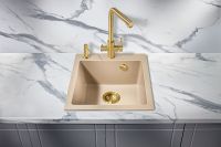 Кухонная мойка Milacio Murcia 46 Cuarzo Бежевая арт-MC.77034 — фото 2, Кухонные мойки