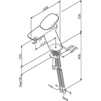 Смеситель для раковины AM.PM Spirit V2.0 Хром арт-F70A02100 — фото 11, Смесители для раковины