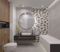 Керамическая плитка Creto Mountain silver настенная 25х50 см арт-00-00-5-10-01-06-2835 — фото 2, Керамическая плитка