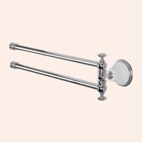 Товар: Полотенцедержатель TW Harmony поворотный Белый Хром арт-TWHA013bi/cr - фото 2 Полотенцедержатель TW Harmony поворотный Белый Хром арт-TWHA013bi/cr — фото 2, Полотенцедержатели