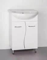 Тумба под раковину Style Line Эко Стандарт 12 55 Белый глянец арт-ЛС-000010055 — фото 2, Тумбы под раковину