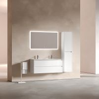 Тумба под раковину Sancos Libra 120 подвесная Белый глянец арт-LB120-2W — фото 8, Тумбы под раковину