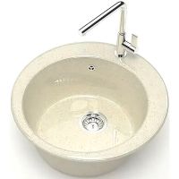 Кухонная мойка Bergg Z30 Бежевая арт-B030Q002 — фото 2, Кухонные мойки