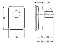 Смеситель для душа Jacob Delafon Toobi Хром арт-E98707-CP — фото 2, Смеситель для душа