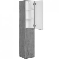 Шкаф пенал Vincea Paola 35 подвесной Beton арт-VSC-2P170BT-L — фото 3, Пеналы для ванной комнаты