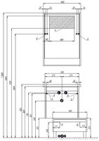 Зеркальный шкаф Aquaton Капри 60 с подсветкой Бетон пайн Белый арт-1A230302KPDA0 — фото 6, Зеркальные шкафы в ванную