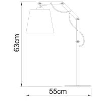 Товар: Настольная лампа Artelamp Pinocchio Белый арт-A5700LT-1WH - фото 5 Настольная лампа Artelamp Pinocchio Белый арт-A5700LT-1WH — фото 5, Настольные лампы
