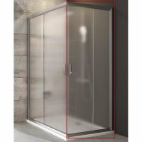 Душевая дверь Ravak Blix BLRV2К-80 профиль Сатин стекло Grape арт-1XV40U00ZG — фото 1, Раздвижные душевые двери