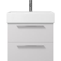 Тумба под раковину Creto Tivoli 60 подвесная Белая арт-8-1376W — фото 1, Тумбы под раковину