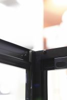 Душевой уголок Niagara Nova NG-6801-08 BLACK 90х90 профиль Черный стекло прозрачное арт-68010811BLACK — фото 5, Квадратные душевые уголки