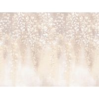 Панно Zambaiti Parati Satin Flowers IV Винил на флизелине (3*5,1) Бежевый/Желтый/Коричневый, Цветы арт-Z66895 — фото 1, Обои для стен