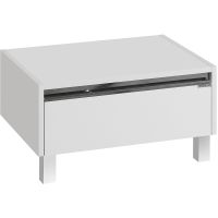 Тумба Aquaton Капри 60 Белая глянцевая арт-1A231003KP010 — фото 1, Комоды и тумбы для ванной комнаты