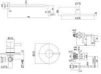 Комплект смесителей Paffoni Light Белый матовый арт-KITLIG011BO006 — фото 7, Готовые комплекты для ванной комнаты