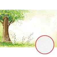 Фреска детская Ortograf Для малышей 33136 Фактура бархат FX Флизелин (4,1*2,7) Зеленый, Деревья арт-33136 (бархат FX) — фото 1, Фрески