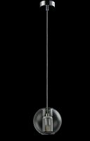 Подвесной светильник Crystal Lux Прозрачный Хром арт-BELEZA SP1 B CHROME — фото 3, Подвесные светильники
