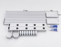 Полка для полотенец Frap Хром арт-F809 — фото 8, Полки для полотенец