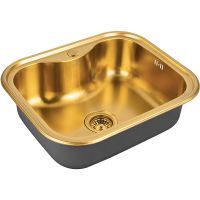 Кухонная мойка ZorG PVD Bronze 58 Бронза арт-SZR 5848 BRONZE — фото 1, Кухонные мойки