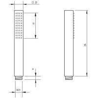 Товар: Ручной душ Migliore Quadra Золото арт-20041 - фото 3 Ручной душ Migliore Quadra Золото арт-20041 — фото 3, Лейки для душа