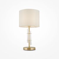 Настольная лампа Maytoni Neoclassic Alloro Белая Латунь Прозрачная арт-MOD088TL-01BS — фото 5, Настольные лампы