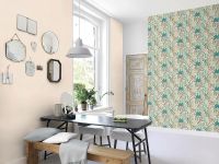 Обои RASCH Garden Винил на флизелине (0,53*10,05) Бежевый, Однотонные/Рогожка арт-690781 — фото 3, Обои для стен