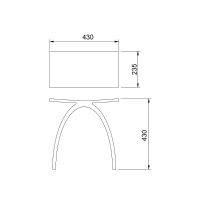 Стульчик для ванной Abber Stein Белый арт-AS1639 — фото 2, Сиденья