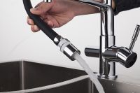 Товар: Смеситель для кухни Gappo Хром Черный арт-G4398-7 - фото 6 Смеситель для кухни Gappo Хром Черный арт-G4398-7 — фото 6, Смесители для кухни