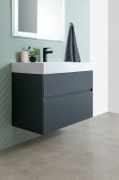 Тумба под раковину Aquanet Бруклин 70 подвесная Антрацит матовый арт-310141 — фото 11, Тумбы под раковину