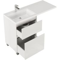 Товар: Тумба с раковиной Creto Cafor 120 L Белый глянец арт-19-W120L - фото 11 Тумба с раковиной Creto Cafor 120 L Белый глянец арт-19-W120L — фото 11, Тумбы с раковиной