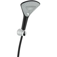 Душевой гарнитур Kludi Fizz Черный матовый Хром арт-6775087-00 — фото 1, Душевые гарнитуры на держателе