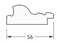 Зеркало Evoform Definite 74х54 в багетной раме - Виньетка состаренное золото 56 мм арт-BY 3039 — фото 6, Зеркала в ванную комнату