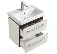 Тумба под раковину Aquaton Ронда 55 подвесная Дуб сомерсет Венге арт-1A207601RSC20 — фото 2, Тумбы под раковину