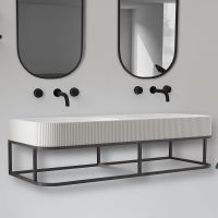 Товар: Консоль с раковиной Abber Stein 120 Черная арт-AS2646 - фото 1 Консоль с раковиной Abber Stein 120 Черная арт-AS2646 — фото 1, Консоли для раковины