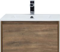 Тумба с раковиной STWORKI Карлстад 60 подвесная Дуб рустикальный арт-418855 — фото 6, Тумбы с раковиной