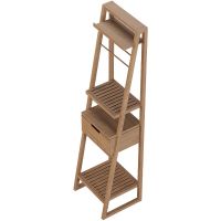 Шкаф пенал Creto Provence 46 Wood арт-9-1050WF — фото 3, Пеналы для ванной комнаты