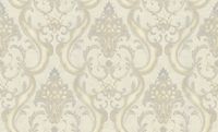Обои Emiliana Parati Damasco Reale Винил на флизелине (1,06*10,05) Бежевый/Серебряный, Дамаск арт-73407 — фото 2, Обои для стен