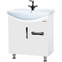 Тумба под раковину Bellezza Лагуна 65 1 ящик Белая арт-4632110090013 — фото 1, Тумбы под раковину