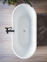 Акриловая ванна Ceruttispa Resia 150x75 RESIA150 10302 Белая без гидромассажа арт-CT10302 — фото 5, Акриловые ванны