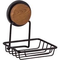 Мыльница Fixsen Magic Wood  Черная матовая арт-FX-46009 — фото 1, Мыльницы