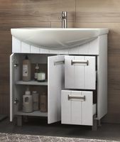 Товар: Тумба под раковину Vigo Diana 80 Белая арт-tn.DIA.BAL.80.2D.2Y - фото 3 Тумба под раковину Vigo Diana 80 Белая арт-tn.DIA.BAL.80.2D.2Y — фото 3, Тумбы под раковину