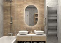 Зеркало Bellezza Эдда 60 с подсветкой с инфракрасным выключателем арт-4610260020012 — фото 2, Зеркала в ванную комнату